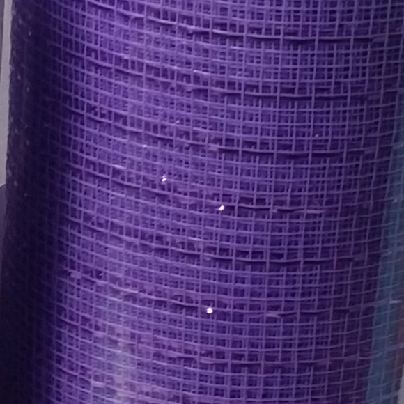 Purple Deco Mesh 6 Rolls Crafts Wreaths 10" 10Yard
